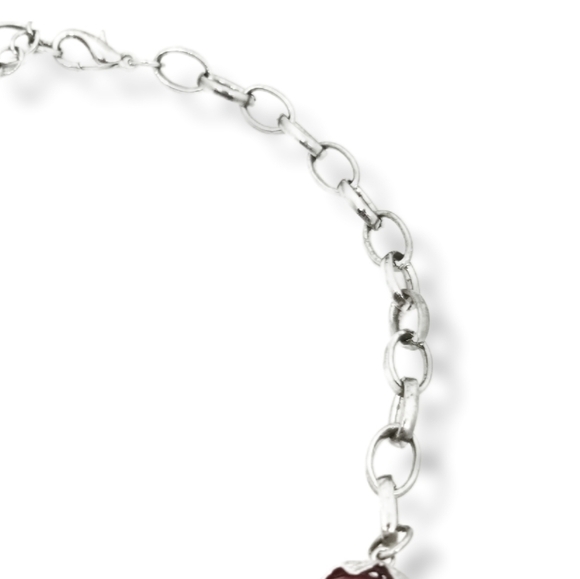 NENA JEWELRY BRIGHT FLORAL MEDLEY CLUSTER BEADED CHAIN NECKLACE - Picture 7 of 8